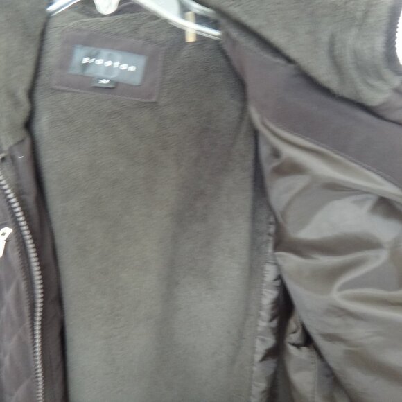 Braetan Womens Plus Jacket /Coat Brown Quilted Hooded Faux Fur Lining Sz 2X - Picture 12 of 16